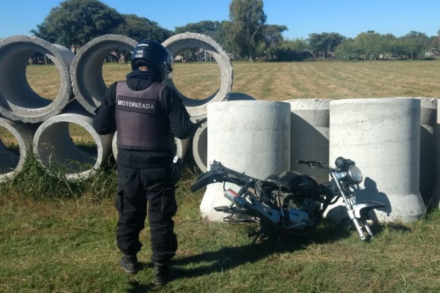 Secuestro de motocicleta - Foto URXI