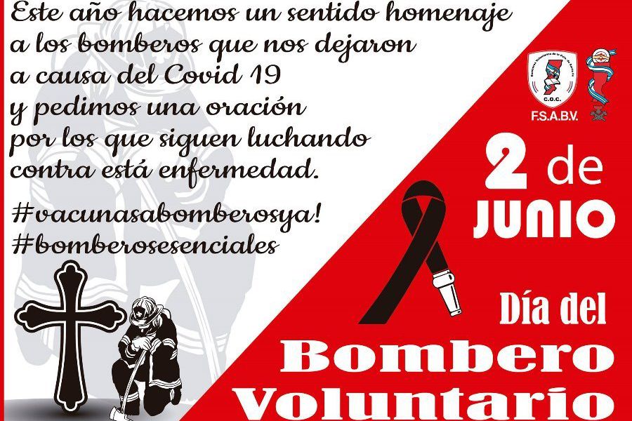 2 de Junio Día del Bombero Voluntario