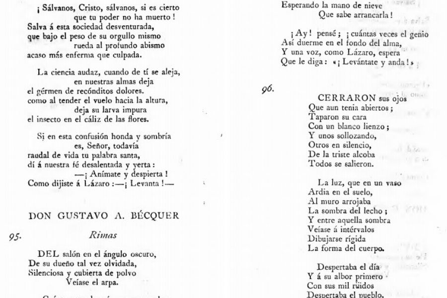 Poesía de Gustavo Adolfo Bécquer