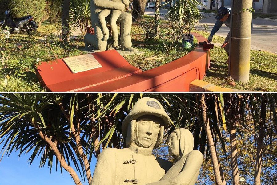 Puesta en valor al Monumento del Bombero