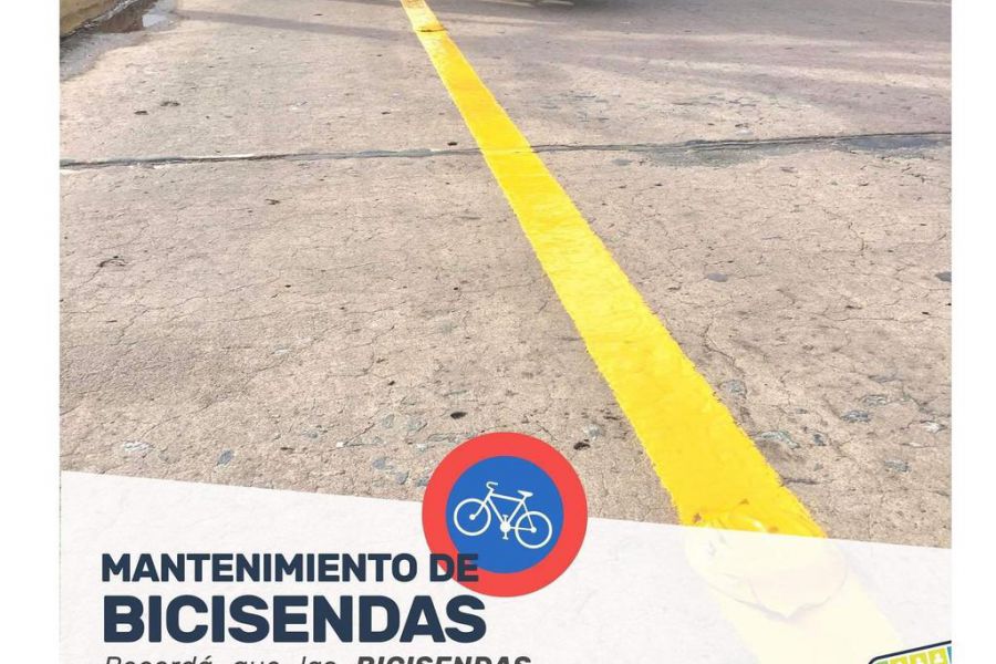 Mantenimiento de bicisendas