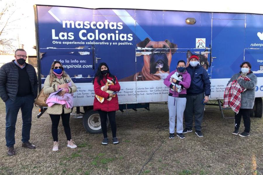 Mascotas Las Colonias en la región