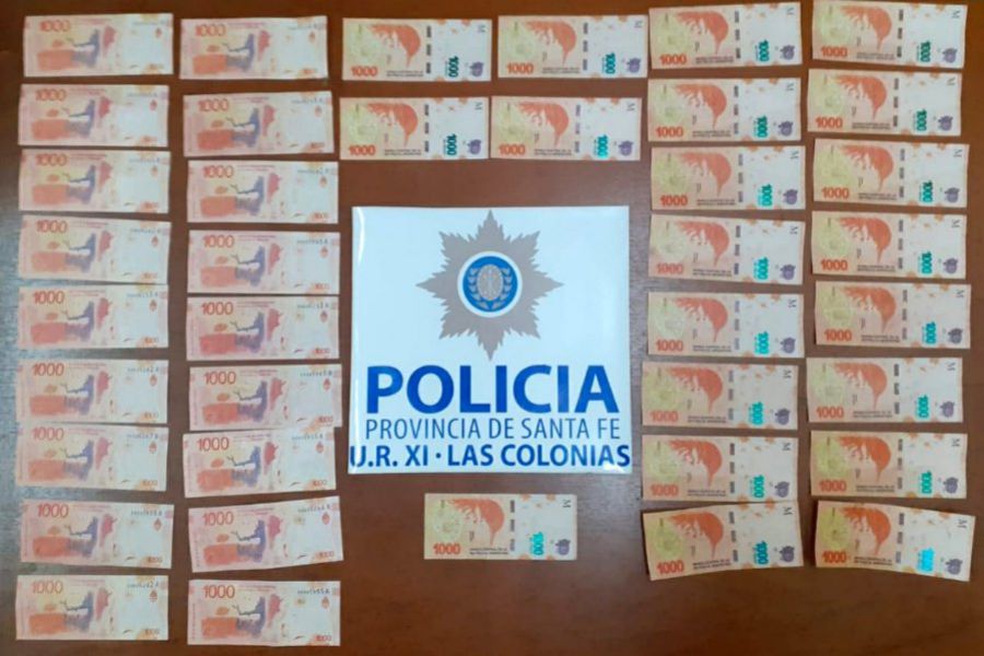 Detenido por billetes presumiblemente apocrifos - Foto URXI