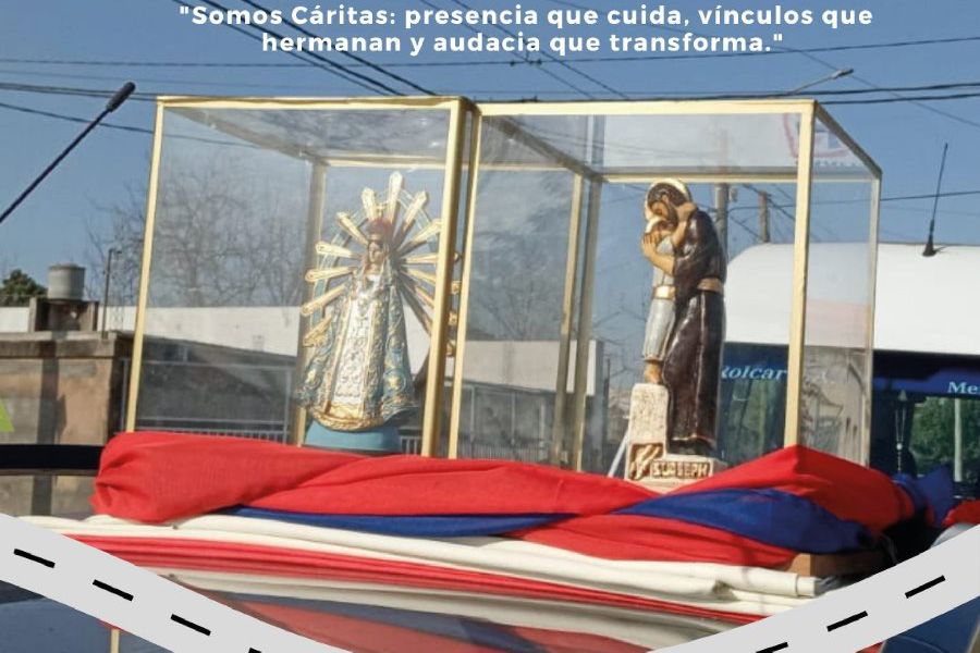 La Virgen de Luján y San José nos visitan