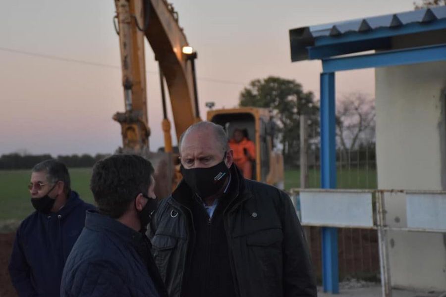 Pirola y Perotti en Planta Elevadora Cloacal