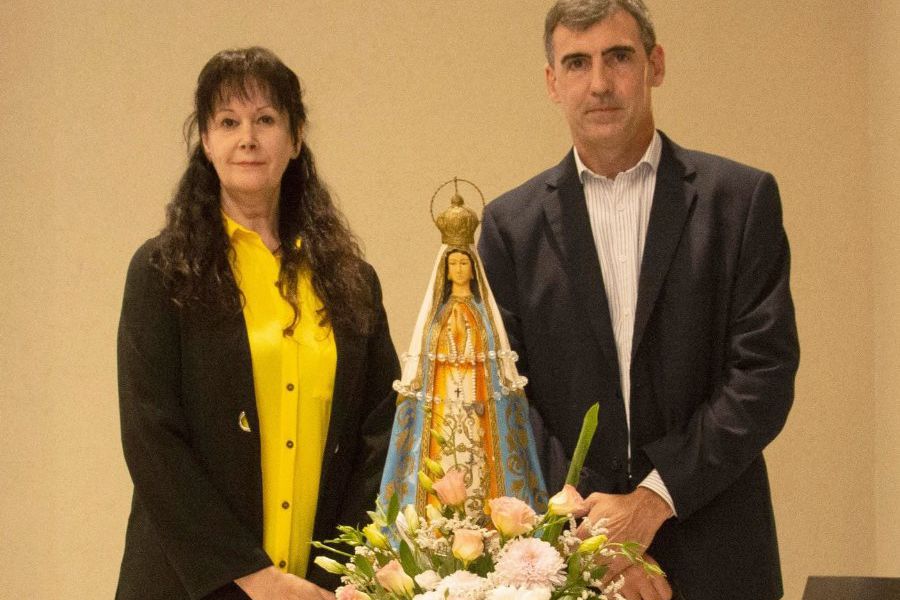 Autoridades comunales nueva capilla Señora de Itatí