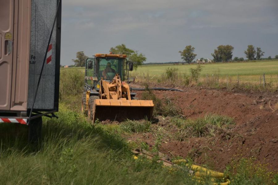 Pirola en Obras de Las Colonias