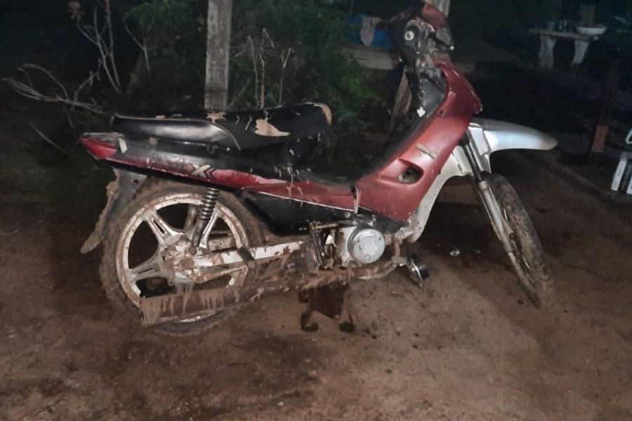 Secuestro de motocicleta en Felicia - Foto URXI