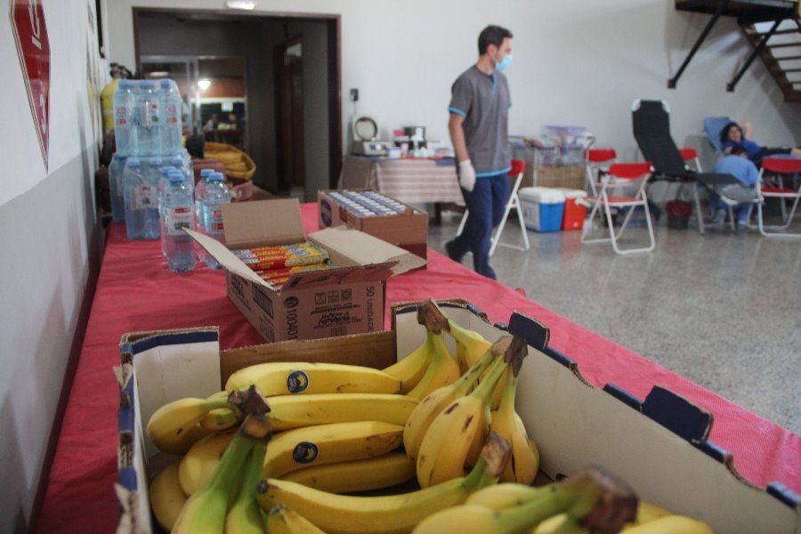 Donación de sangre en Bomberos