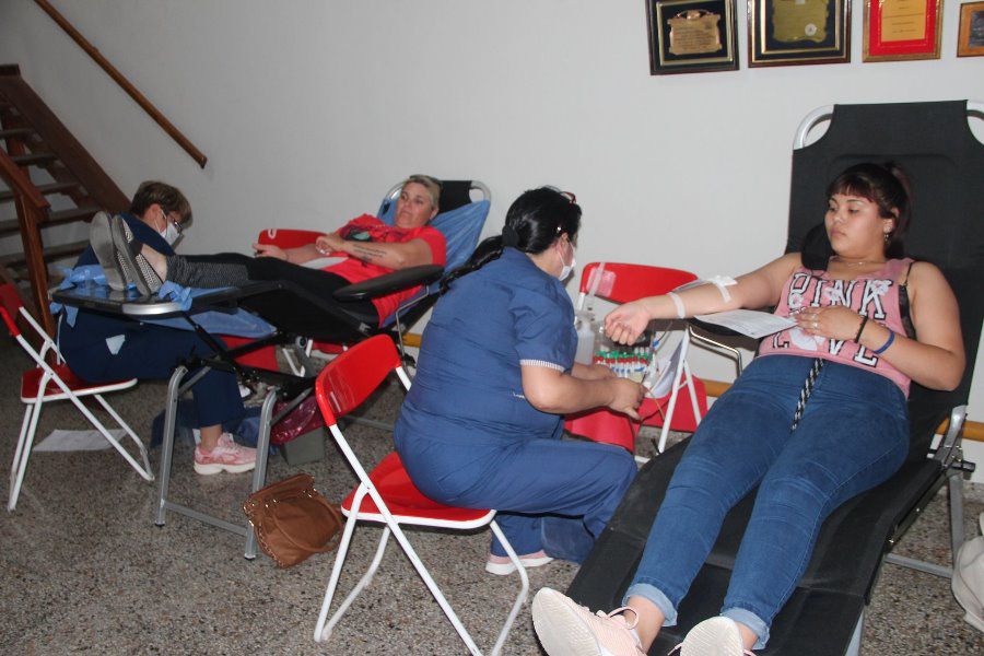 Donación de sangre en Bomberos