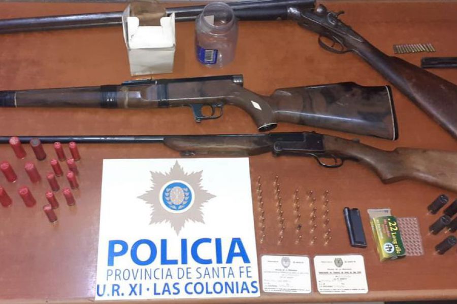 Secuestran armas de fuego y municiones - Foto URXI