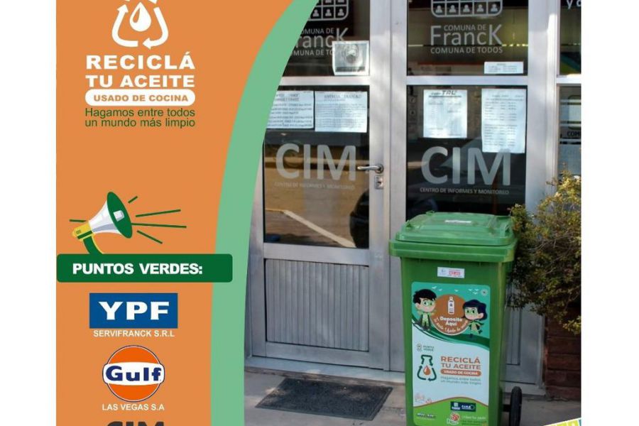 Reciclaje de aceite vegetal - CIM