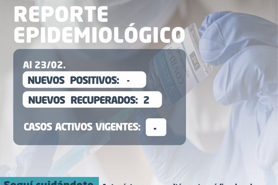 Reporte Oficial Covid-19 al 23 de Febrero 2022