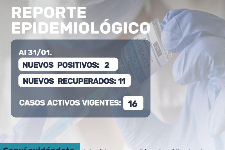 Reporte Oficial Covid-19 del 31 de Enero 2022