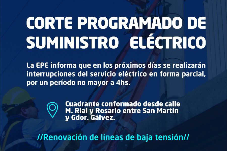 Corte de suministro eléctrico