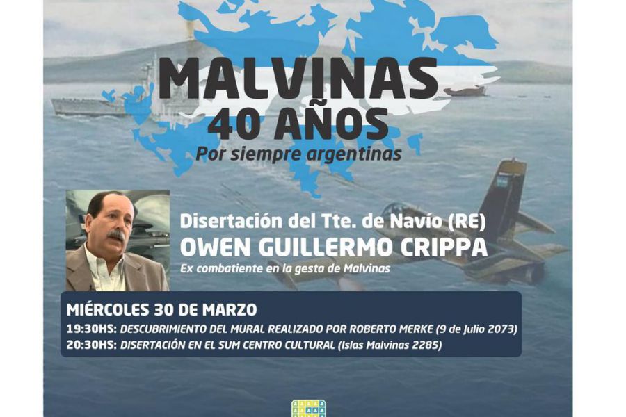 Disertación del Teniente de Navío Owen Crippa