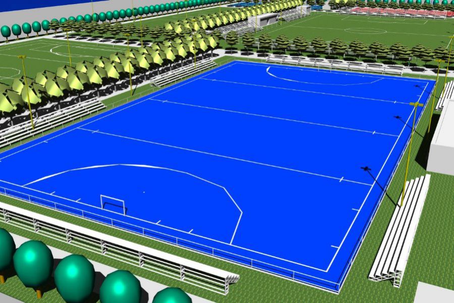 Presentación proyecto Cancha de sintético CAF