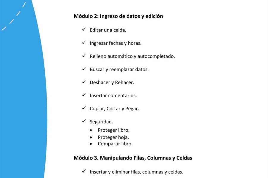 Curso Excel nivel básico - ICES