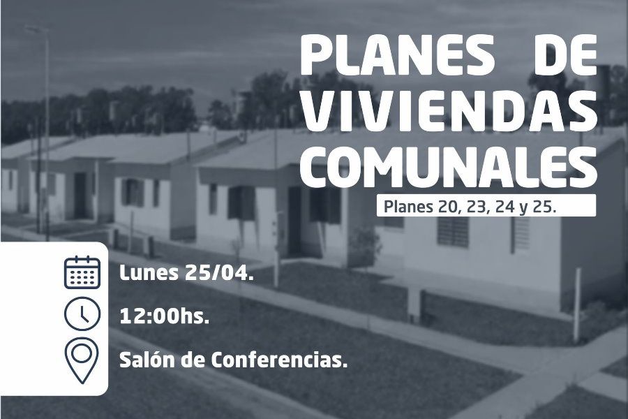 Nuevo sorteo de Viviendas Comunales