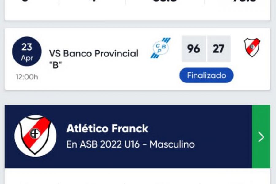 U16 y U18 - CAF vs Banco B