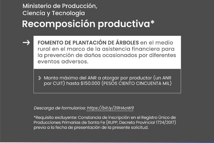 Créditos para productores agropecuarios