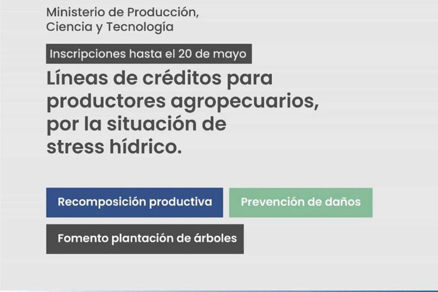 Créditos para productores agropecuarios