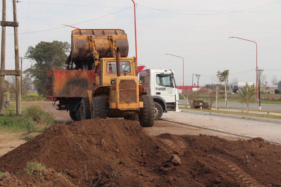 Obras de pavimentación