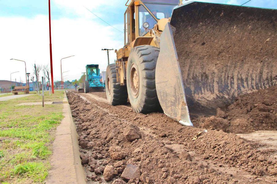 Obras de pavimentación