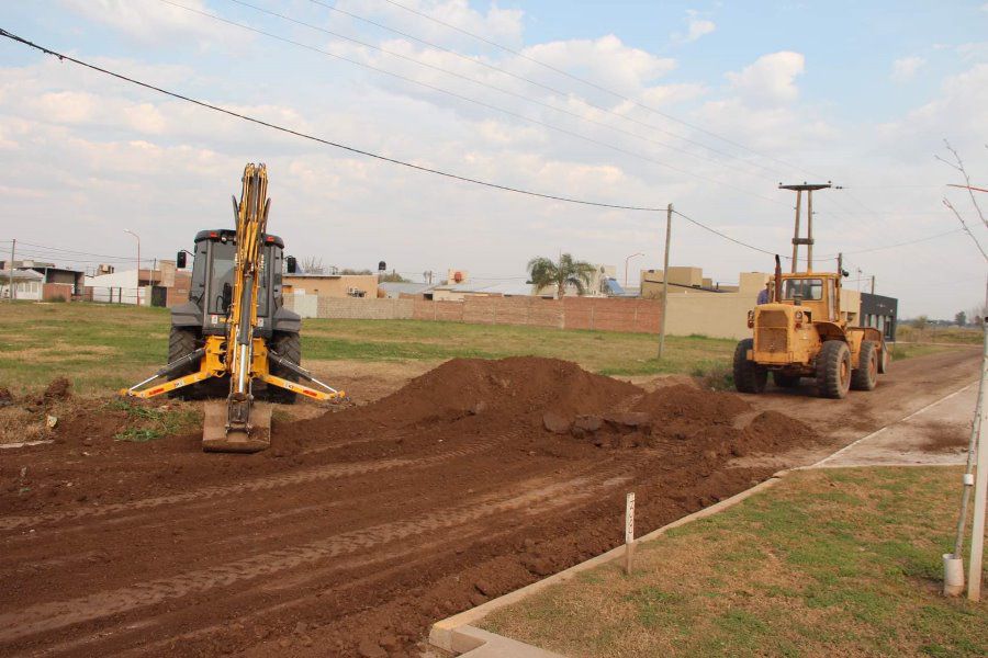 Obras de pavimentación