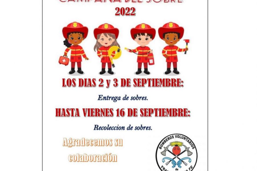 3Afiche Campaña del Sobre - Bomberos Voluntarios