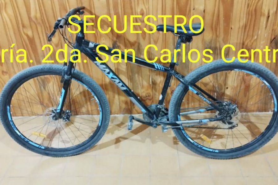 Bicicleta recuperada en Santa Fe - Foto URXI