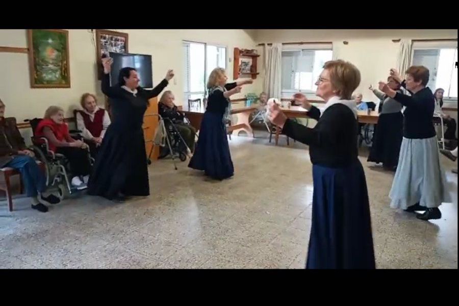 Ganadores del sorteo en el Hogar «Virgen del Rosario»