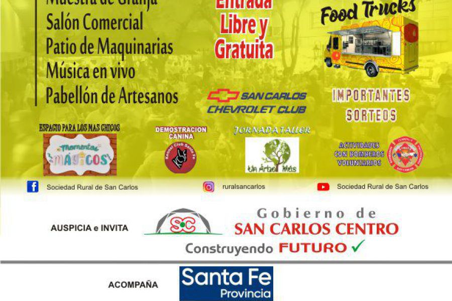 Afiche de la Expo Rural San Carlos - Edición 60