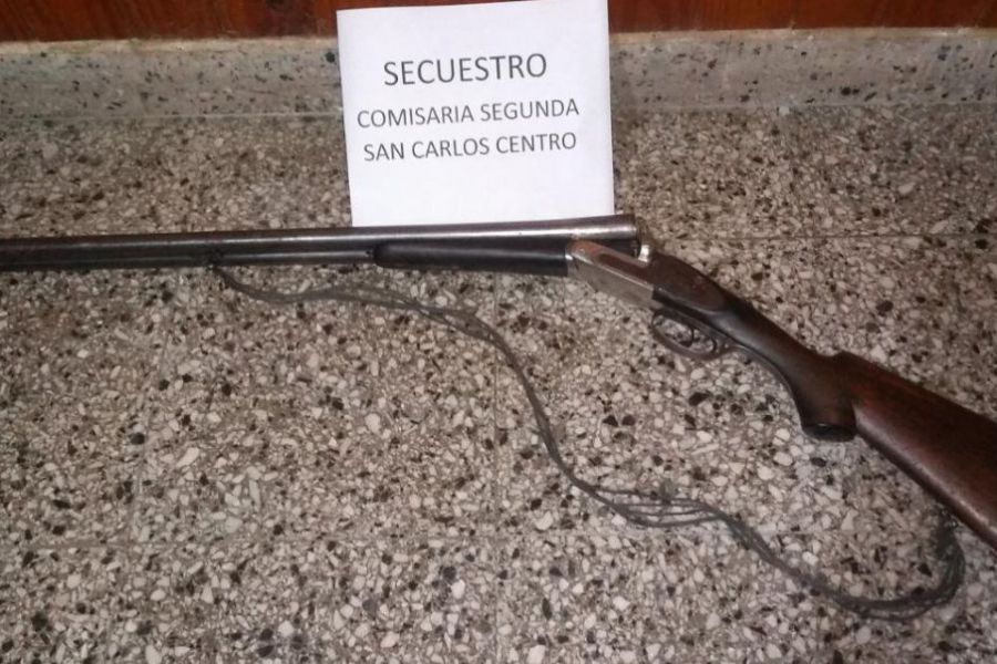 Secuestro de arma - Foto URXI