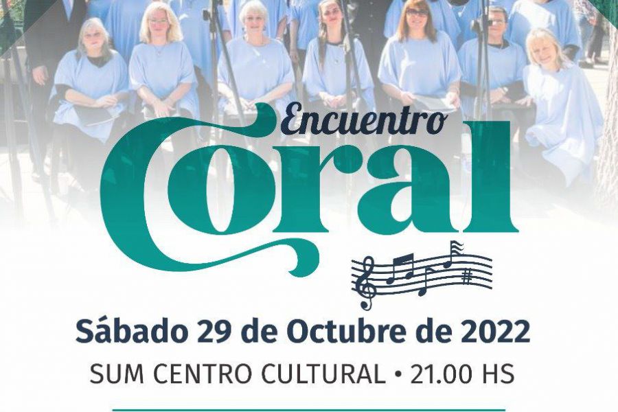 Encuentro Coral en SUM Comunal