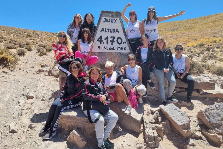 Mirta Pérez y Alicia Cheirano en Jujuy