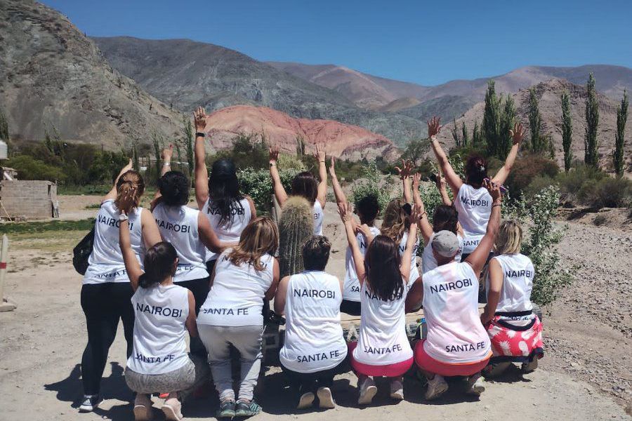 Mirta Pérez y Alicia Cheirano en Jujuy