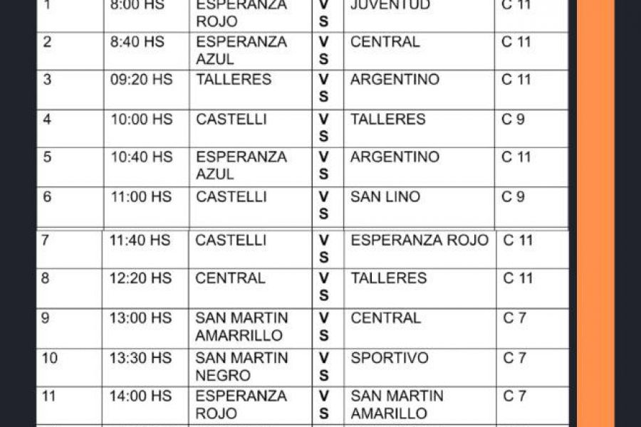 Encuentro infantil de Futsal