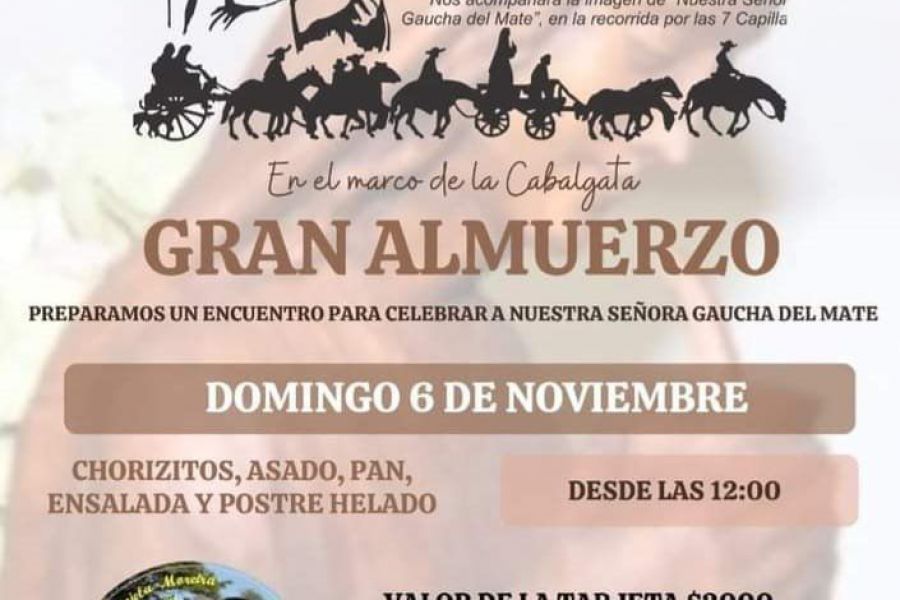 16 Cabalgata por la Fe y la Union de los Pueblos - Afiche