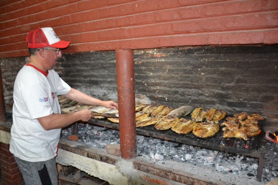 Tradicional almuerzo del CAF en Sauce Viejo