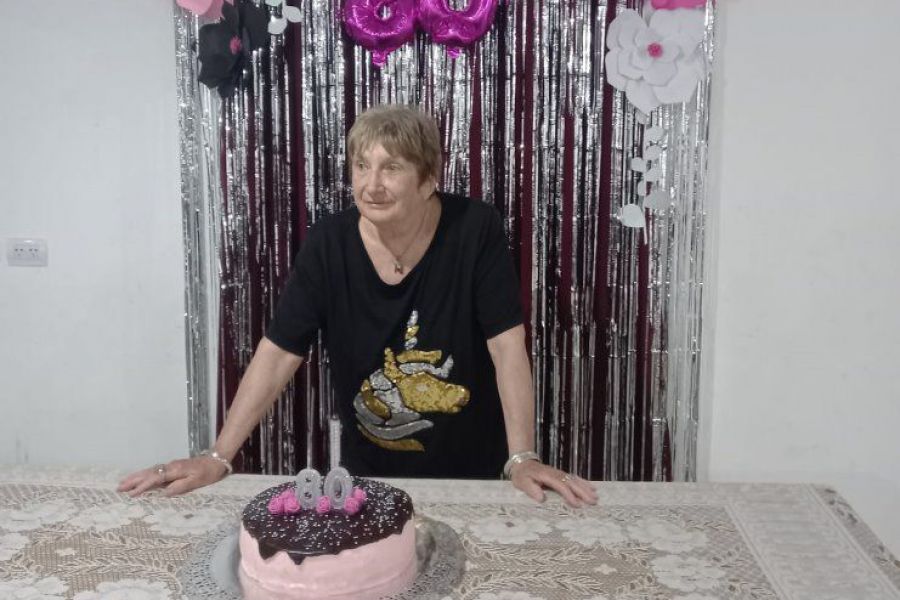 Mirta Romero cumplió 80