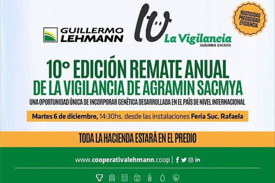 Remate Anual de Agramin Sacmya