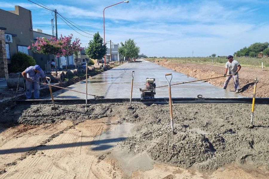 Pavimento urbano en calle Berizzo