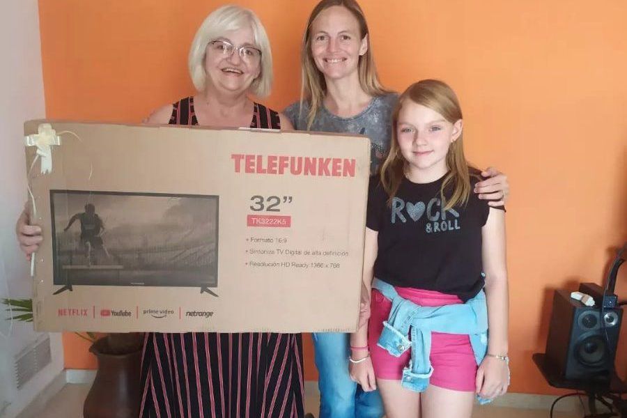 Sortearon los premios para el sintético del C.A.F.