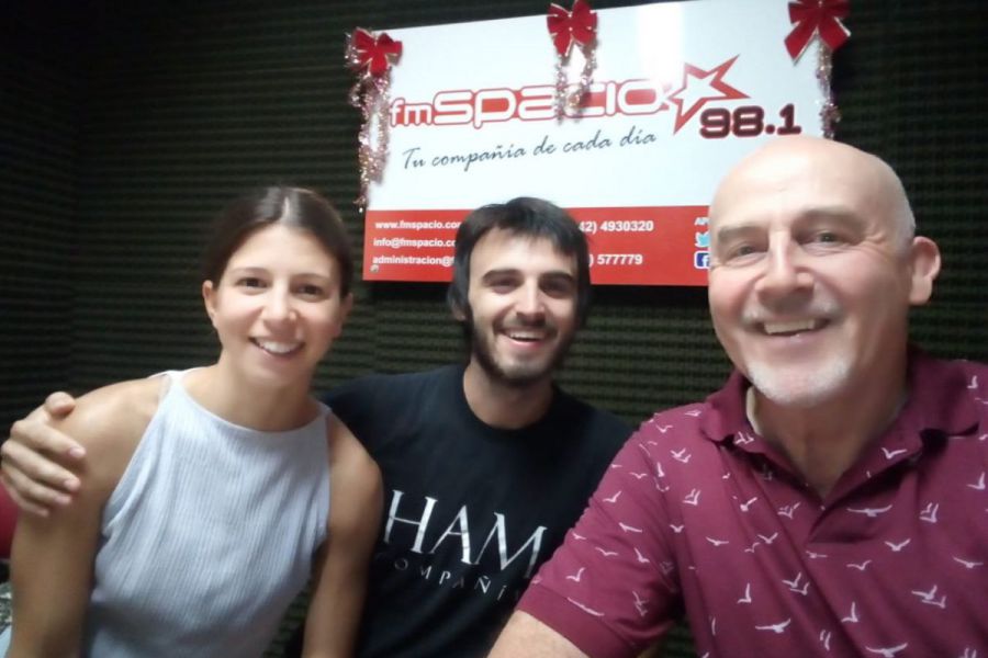 Facundo Ebenegger y Marta Bianchi en FM Spacio