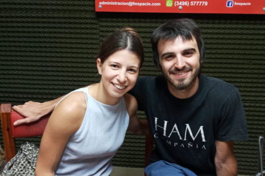 Facundo Ebenegger y Marta Bianchi en FM Spacio