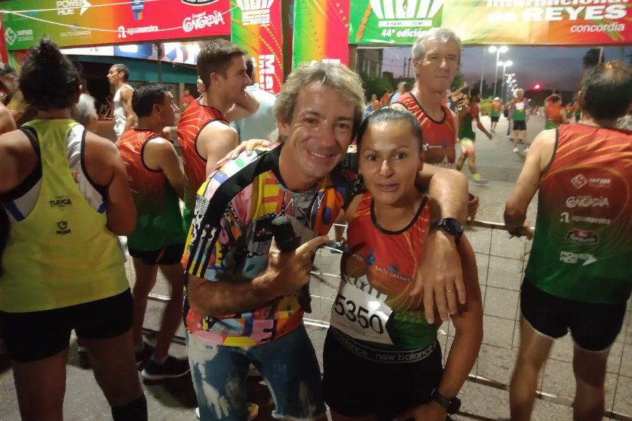 Ana González en la Maratón de Reyes
