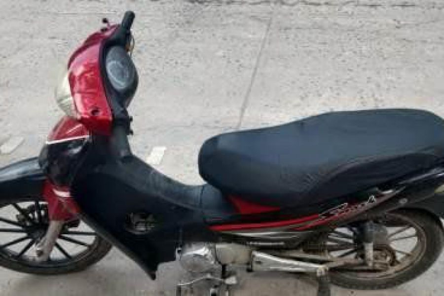 Motocicleta recuperada - Foto URXI