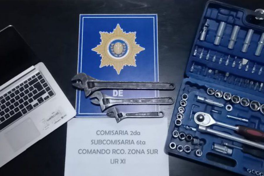 Secuestro PC y herramientas - Caballos secuestrados - Foto URXI