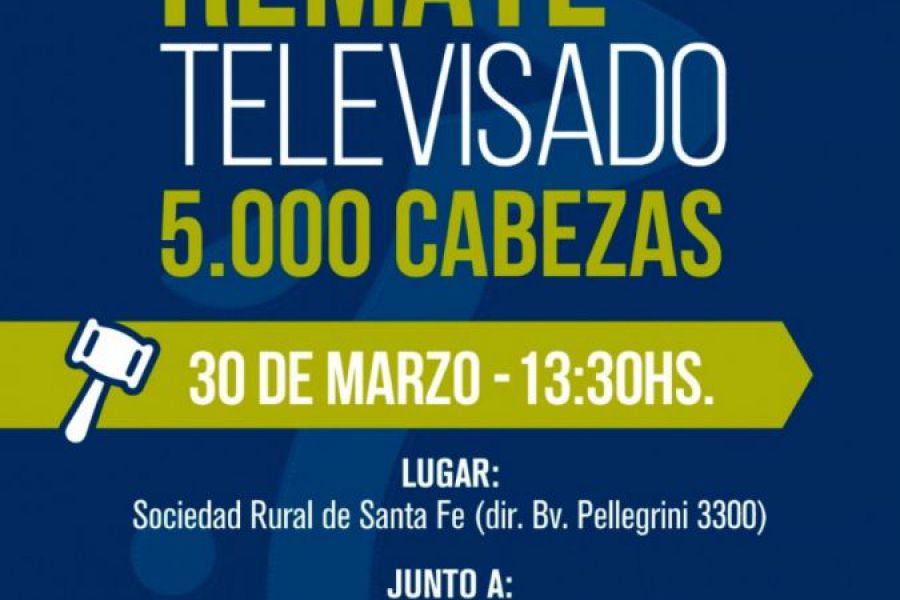 Afiche - Remate televisado de La Lehmann con ROSGAN